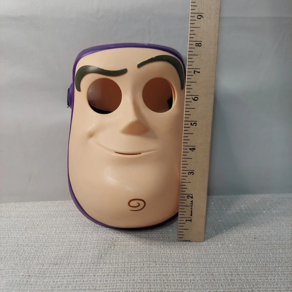 Disney Pixar Toy Story Buzz Lightyear Costume Mask Child Plastic Thinkway Toys - Picture 6 of 7